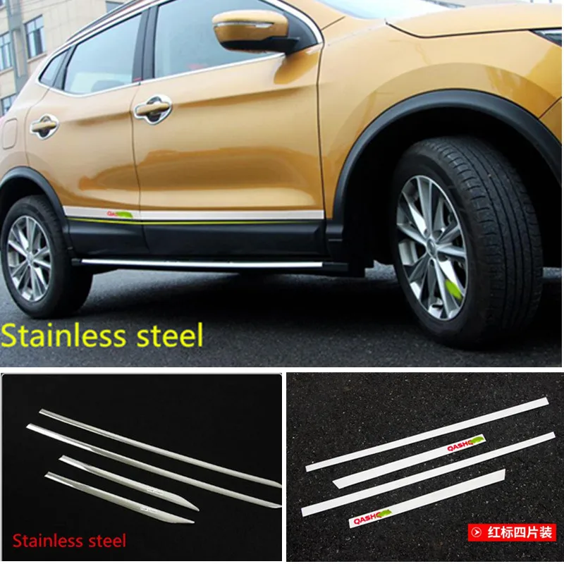 Корпус двери из нержавеющей стали для Nissan Qashqai J11 2014 2015 2016 аксессуары Боковая
