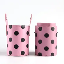 Travel PU Leather Cosmetic Makeup Brushes Pen Holder Storage Empty Holder Makeup Bag Brush Organizer Make Up Tools Hot