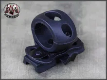 Tactical Airsoft Side Rail Single 1.2” flashlight Clamp For Fast Helmet BK/FG/DE