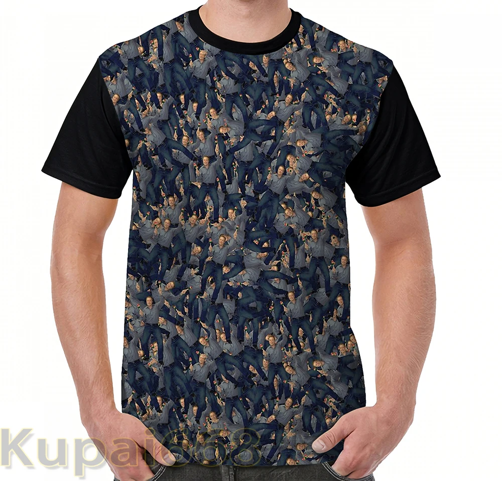 funny Graphic print t shirt men Tops tees Elon Musk dancing in 2002 Pattern women T-Shirt Short Sleeve Casual tshirts | Мужская одежда
