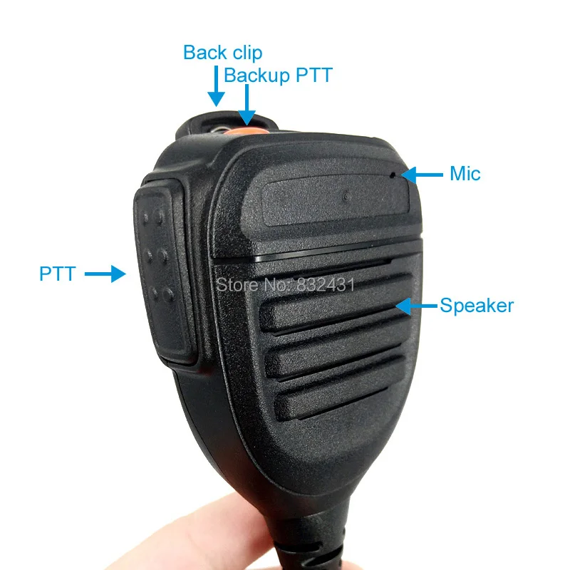 Speaker Mic Microphone for HYT Hytera PD680 7