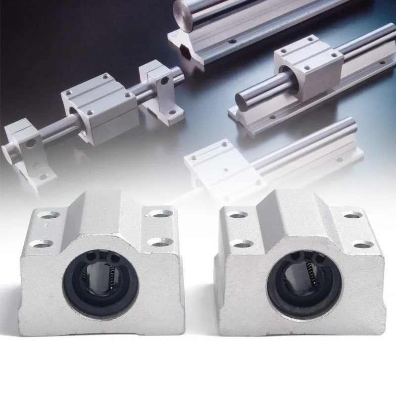 

8mm Metal Silver Bearing Slider Practical Linear Motion Ball Bearing Slide Bushing Tool Replacement CNC Parts
