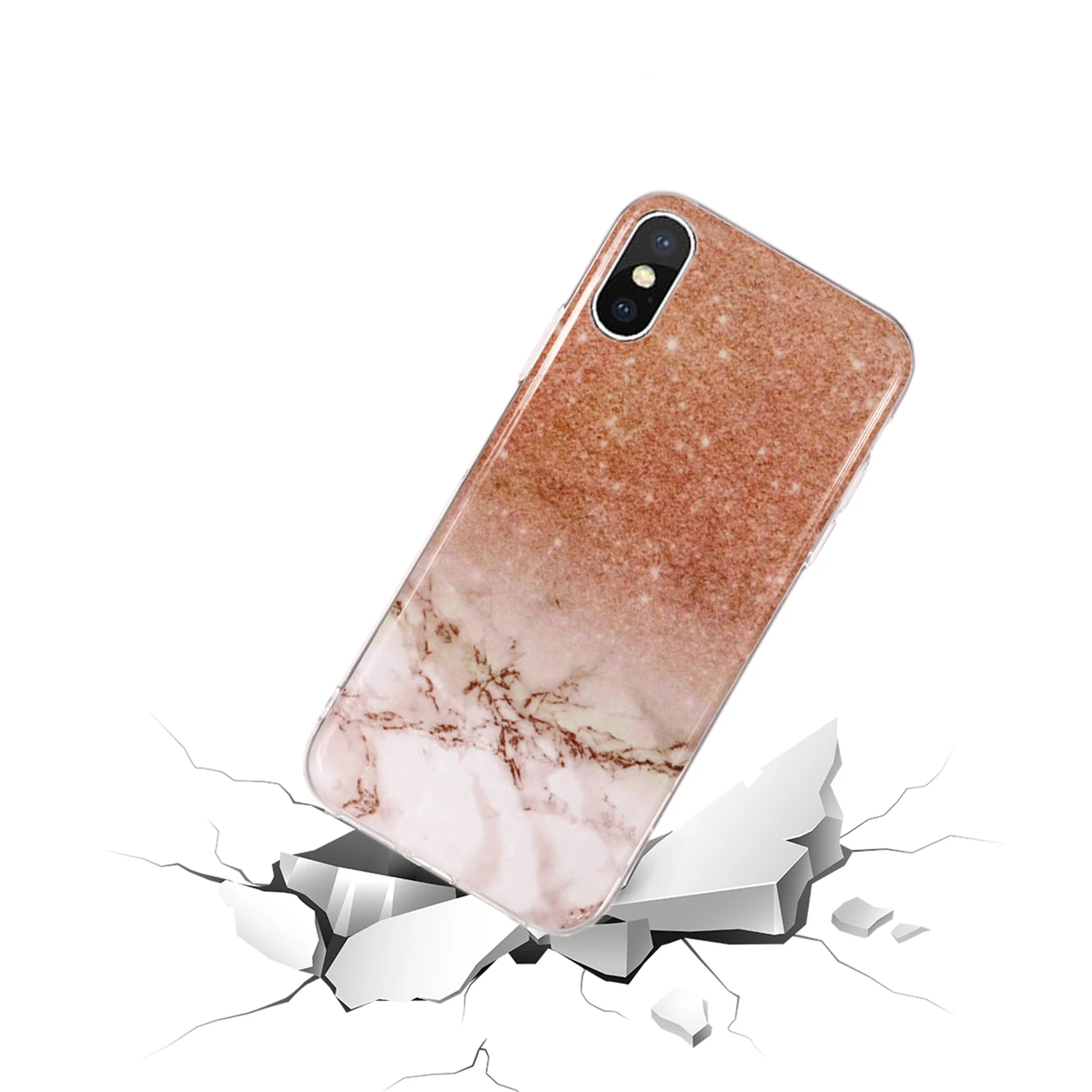 Модный мягкий силиконовый тонкий чехол из ТПУ с мраморным камнем для Samsung Galaxy S3 S4
