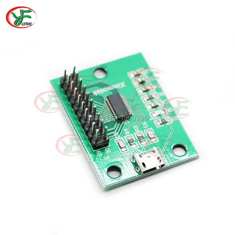 

Zero Delay USB To PC PS3 Raspberry Pi Arcade Encoder Jamma MAME Joystick Encoder XM-08 1 Players Game PCB