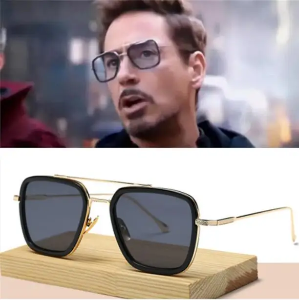 Iron Man 3 Tony Stark Sunglasses Avengers Infinity War End Game Replica Glasses