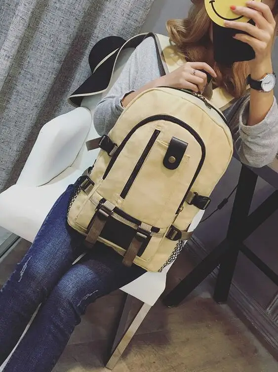 Холщовый Рюкзак Chuwanglin для мужчин повседневные дорожные школьные ранцы модные