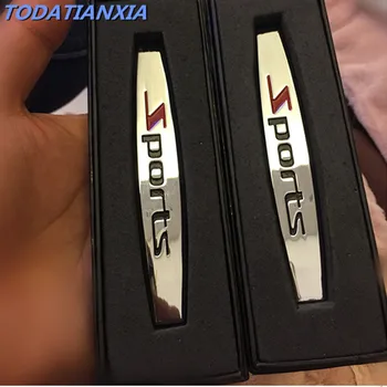 

Car 3D Metal Wings Badge Stickers FOR h7 mini cooper hyundai terracan opel mokka mazda 6 2006 alfa romeo 159 renault megane 2