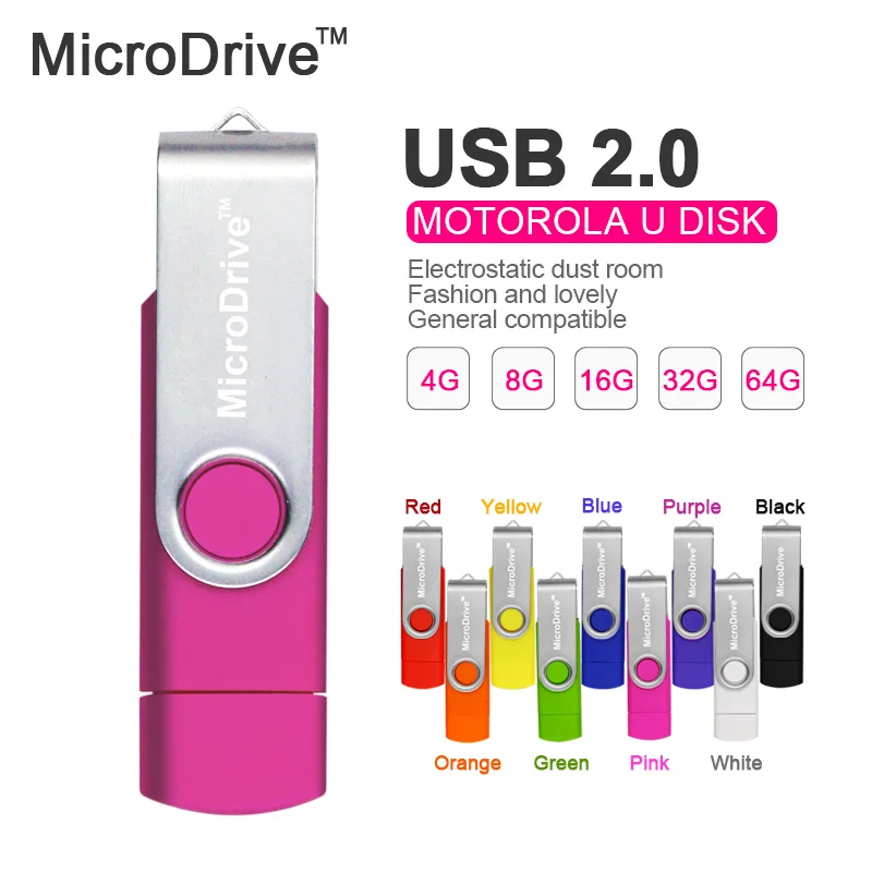 USB Flash Drive OTG Smart Phone 4GB 8GB 16GB 32GB 64GB Memory Stick Pendrive Tablet PC Pen Drive Micro External Storage