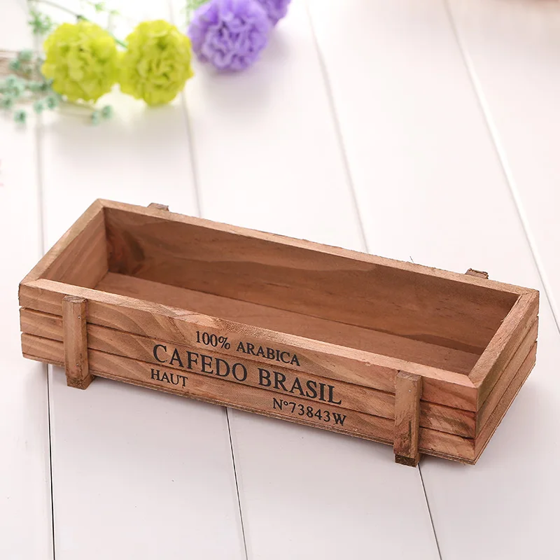 Antique Wooden Table Sundries Container Storage Box Home Gifts Office Antique Wooden Table Sundries Container Storage Box Home Gifts Office