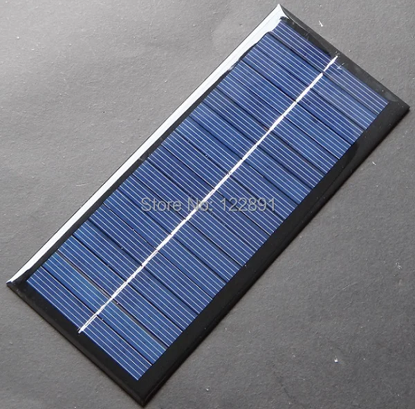 Buheshui 12 В 2.5 Вт поликристаллический солнечных батарей Панели солнечные модуль DIY Солнечное Системы образования 213x92x3 мм 6 шт./упаковка