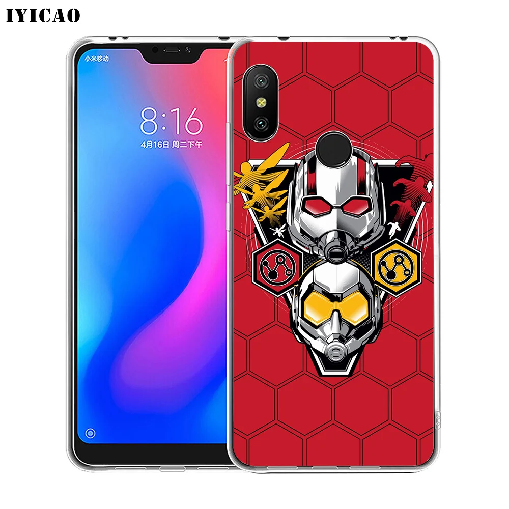 IYICAO Ant Man и Wasp Мягкий силиконовый чехол для телефона Xiaomi Redmi 4A 5A 6A Note 7 6 5 Pro Plus 4X