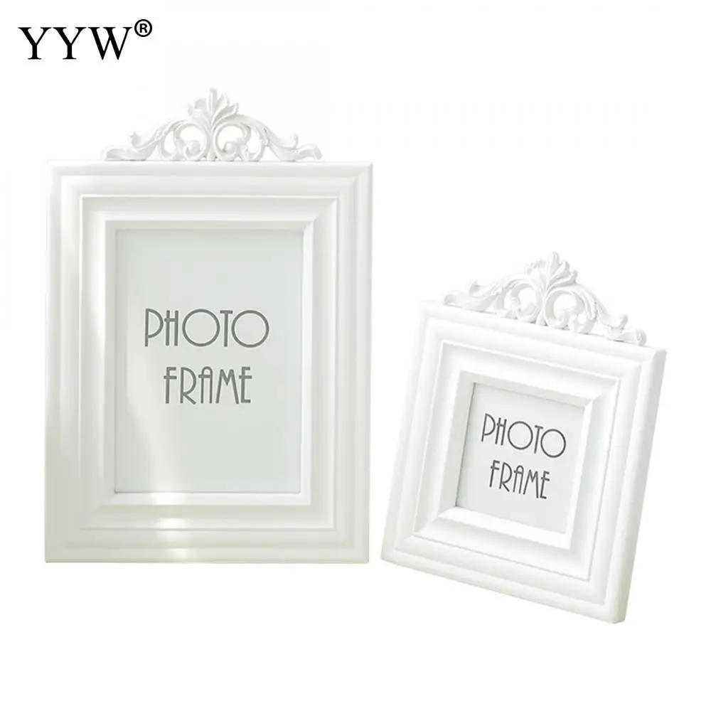 

European Style Photo Frames Wooden Creative Modern Photo Frame White Framework Home Decor High-Grade Cadre Photo For Portraits