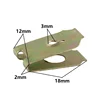 KE LI MI 30PCS Metal Clip U-Type Screw Gasket 3mm hole For Fender Auto Car Body ► Photo 2/6