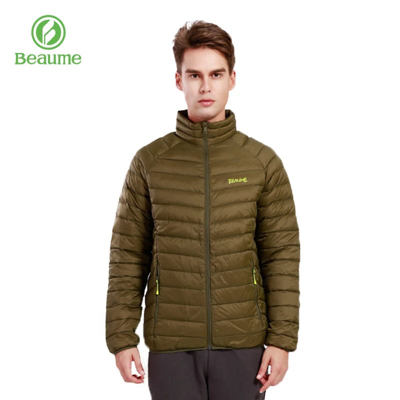 

Beaume Lightweight outdoor Jacket for Winter Men's Down Jacket Coat Winter Coat Hiking Climbing 64271 Breen