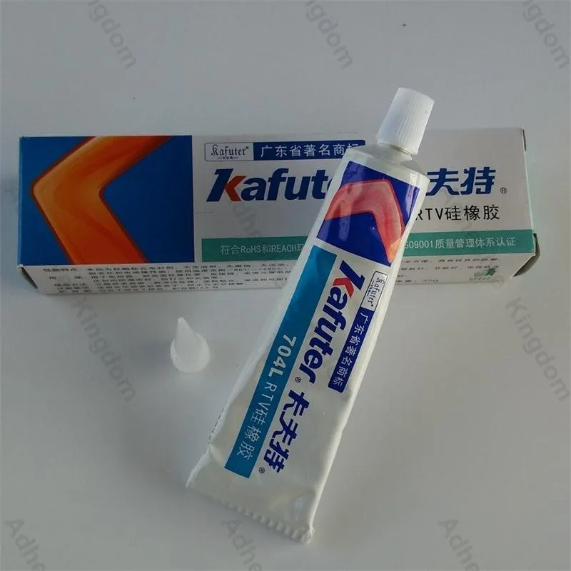 5 шт. Kafuter 45 г K-704L силиконовый каучук RTV однокомпонентный комнатный термоотверждающий герметик разбавленный клей белый хорошая флюидность
