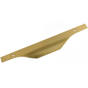 

Side-mounted American European Furniture Pull Door Kitchen Cabinet Cupboard Drawers Bedroom Dresser Door Brass Handle Length