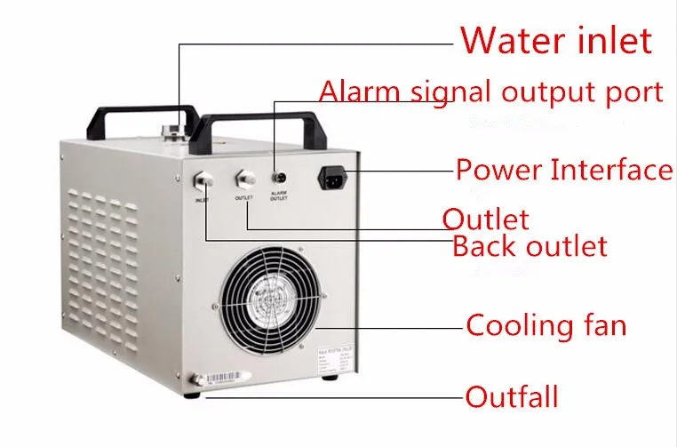 Лазерная гравировальная машина CW3000 кулер для воды co2 лазерная гравировальная машина станок для лазерной резки CNC аксессуары для холодильных аппаратов