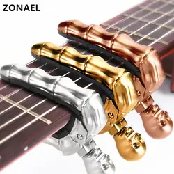 ZONAEL Capo гитары для 6 струнной акустическая Классический Электрический Guitarra настройки зажим музыкальный инструмент, аксессуары-рок характер