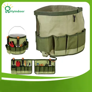 

Organizer Foldable Hardware Tools Kit Bag Garden Tools Bag 600D Oxford Garden Bucket Bag