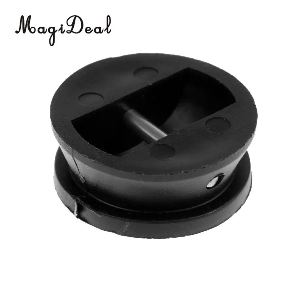 MagiDeal Surf Leash Leg Surfboard SUP Longboard Legrope Deck Plug 30mm Diameter Black Surfing Shortboard Accessories