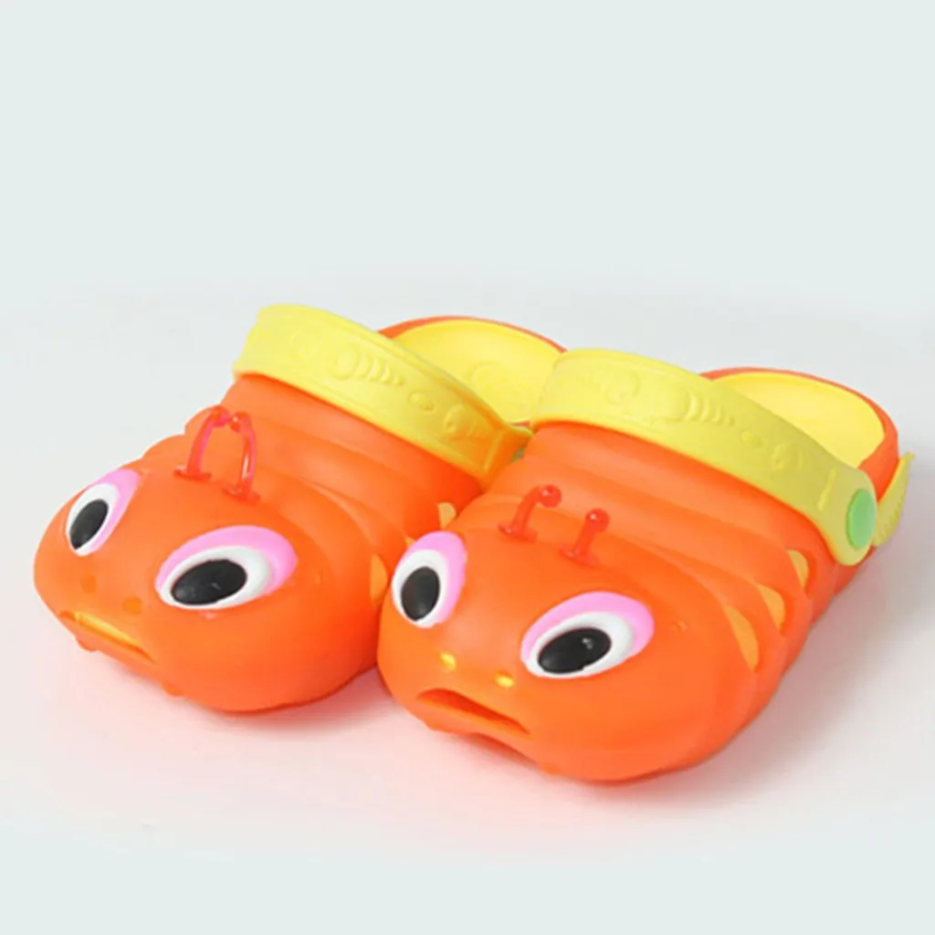 

LONSANT Toddler Baby slippers cute kids Cartoon Worm Summer Shoes fashion Girls Boys Beach Sandals children casual Flip Slippers