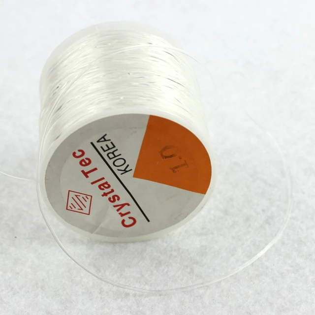 La fabrication de bijoux fil de soie transparent de ligne de pêche