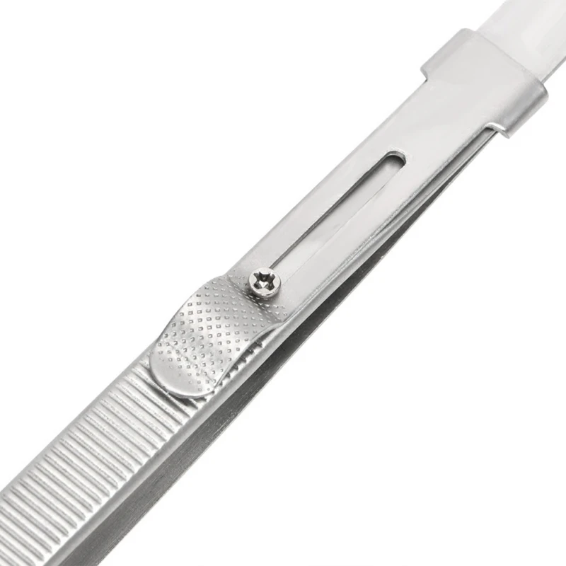 Adjustable Slide lock Anti-static Tweezers For Jewelry Electronic Component Repair Hand Tools