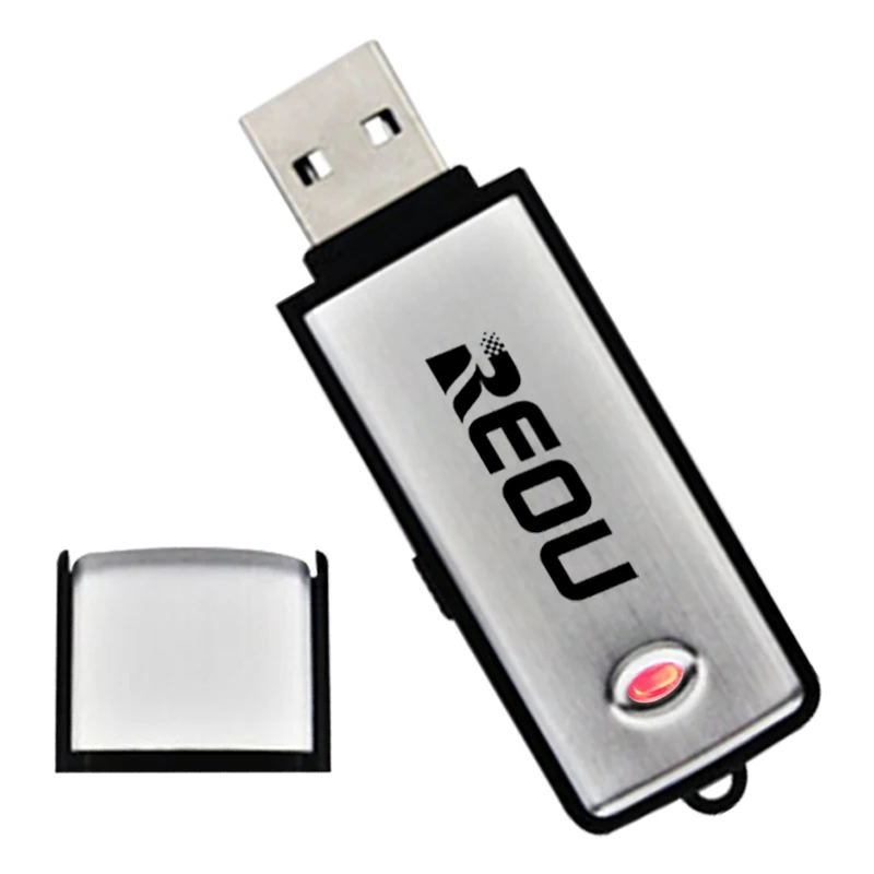 

REOU Digital Voice Recorder, 8GB sound recorder with Sensitive Microphone, Mini Audio Recording Device for Lectures
