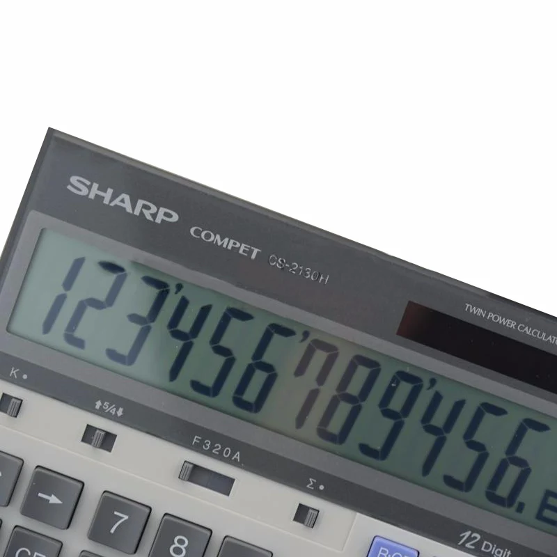 شارب EL-2130H حاسبة عريضة تتحرك رئيس عرض المتراكمة الحد حساب البنك التطبيق