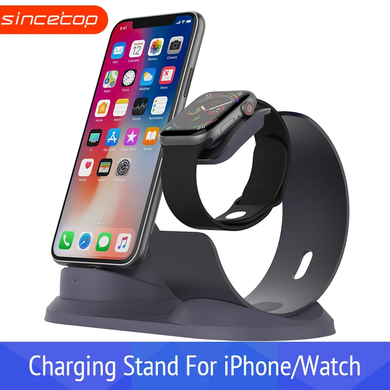 phone dock desk Charging dock station for Apple Watch stand Aluminum mobile charger stand phone holder charge for iPhone support