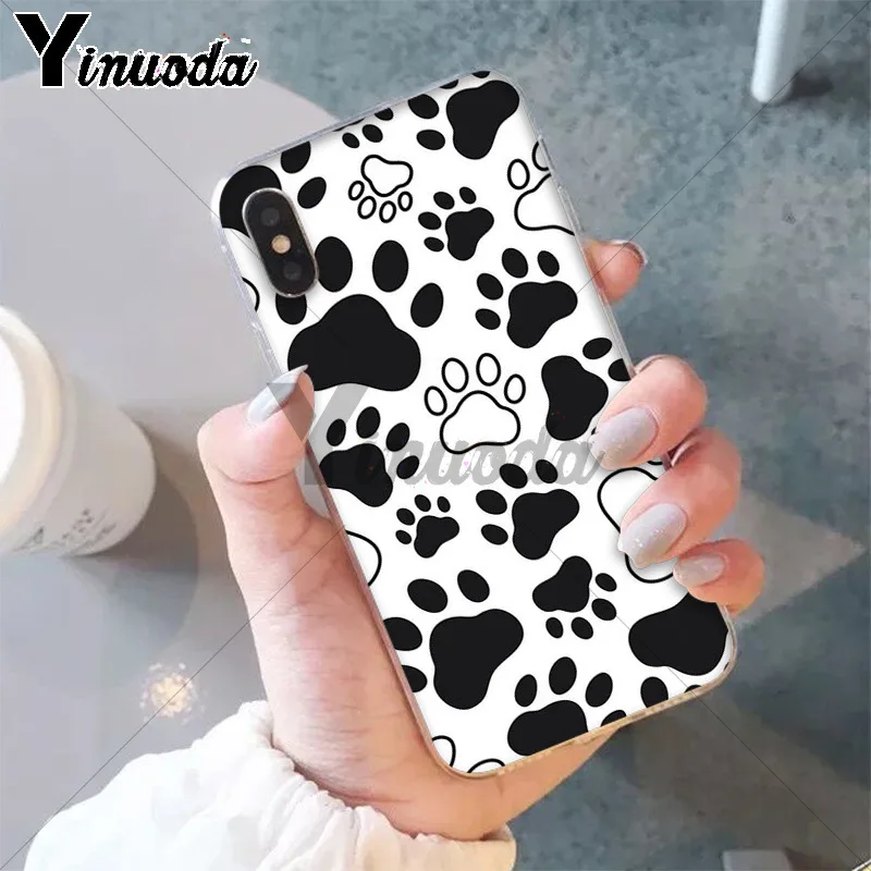 11pro MAX собачья лапа дизайн DIY печать рисунок чехол для телефона оболочка Apple iPhone 8 7 6