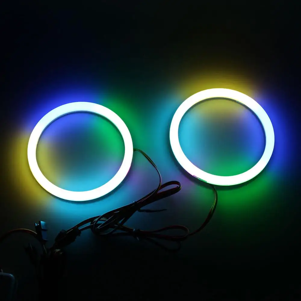 RGBW Angel Eyes вращающийся динамический хлопковый светодиодный непрерывный Bluetooth