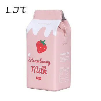 

LJT Printing Friut Milk Shoulder Bags for Women 2019 Luxury Handbags Women Bags dDesigner Mini Phone Wallet Bags bolso mujer