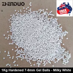 ZhenDuo Toys 1 кг/компл. 7-8 мм Водяная бомба молочно-белая Харден для гелевого шарикового пистолета игрушка