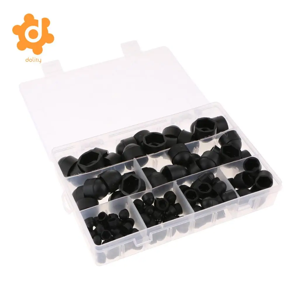 145 Pieces Universal Car Wheel Tyre Nut Cap Bolt Cover M4 M5 M6 M8 M10 M12