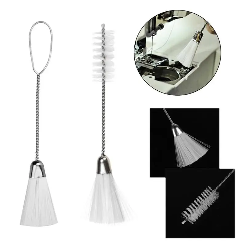 

2 Pcs Double Ended Cleaning Brush Computer Keyboard Dust Brush Cleaner Brush Tail Sewing Machine Accessories Parts