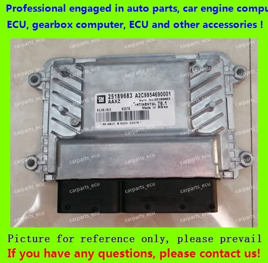 Для Chevrolet Cruze машинный двигатель компьютерная плата/Cruze ECU/электронный блок управления/автомобильный ПК/25189683 A2C9954690001