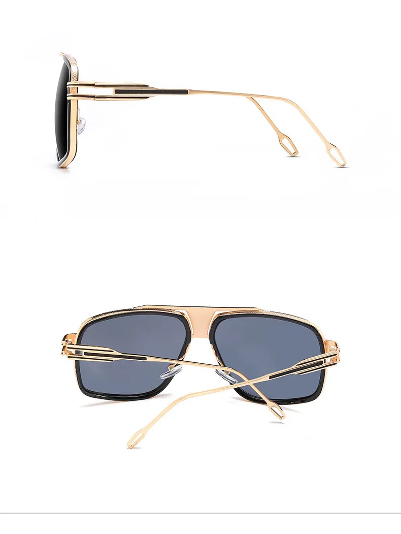 2019 Новый Classic Pilot Sunglasses Для мужчин негабаритных Роскошные оттенки солнцезащитные очки для Для мужчин s Мужской Солнцезащитных очков UV400