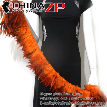 Chinazp Перо нанизаны 850 штук/комплект коричневый половина бронзовый петух седло Перо S для танцев костюмы - Цвет: Orange