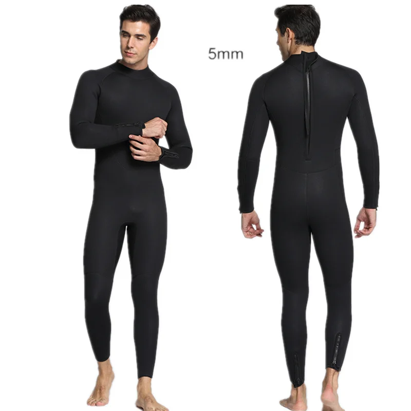 

MYLEDI 5mm Warm Keep Neoprene Wet Suits Full Body Scuba Diving and Surfing Wetsuits Nylon Outside Terry Fabric Inside Wet Suits