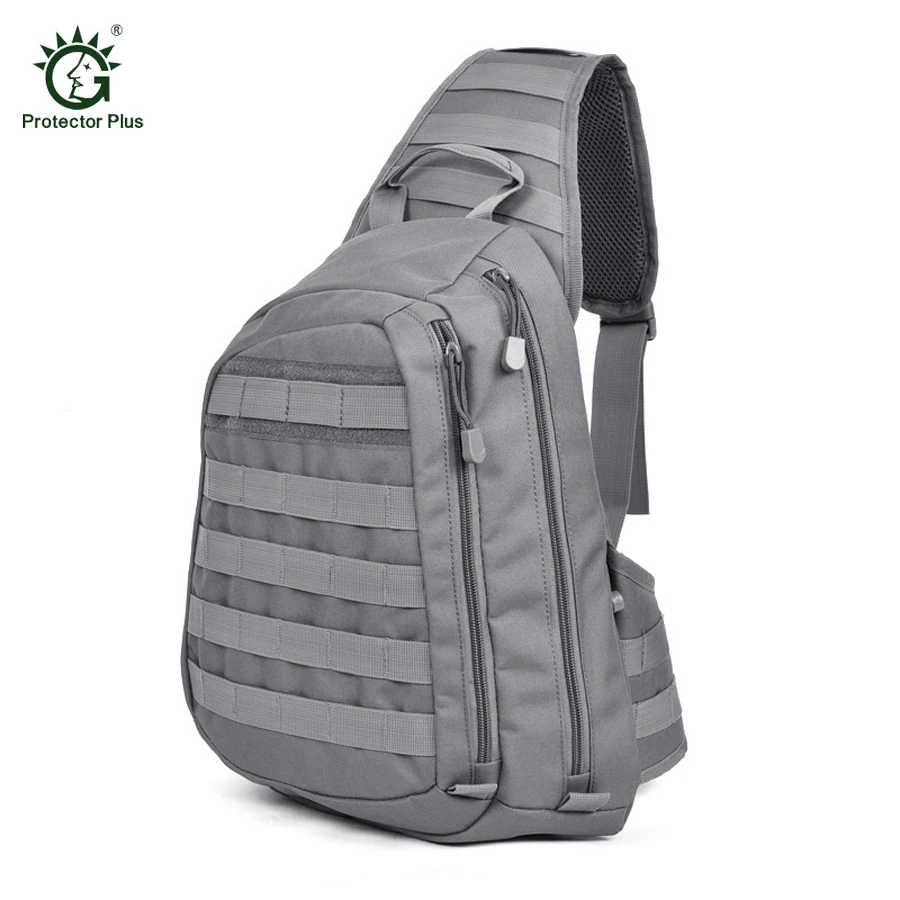 Billig Outdoor Sport Klettern Nylon Taktische Tasche Einzelnen Schulter Sling Brust Camping Radfahren Military Rucksack Armee Laptop Taschen