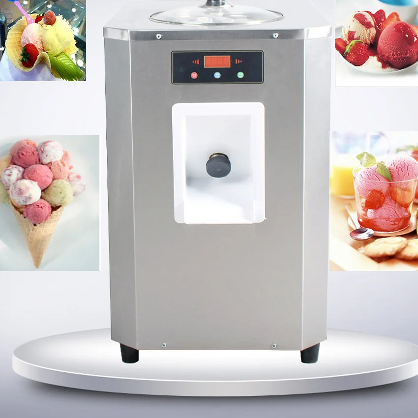 Professional Commercial 15L/h Stainless Steel Ice Cream Maker 220V/50Hz