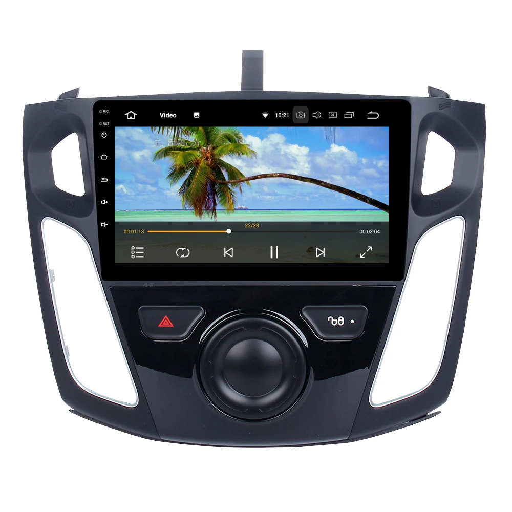 Clearance Android 9.0 Car Multimedia Player For Ford For Focus 3 2012 2013 2014 Autoradio Bluetooth Radio Stereo GPS Navigation Head Unit 4