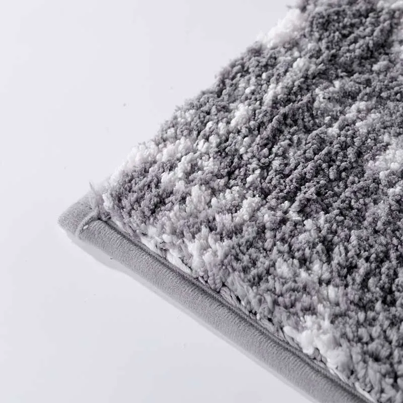 Серый мягкий быстропоглощающий коврик для впитывания воды