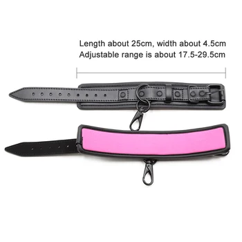 Sexy Adjustable Leather Handcuffs For Sex Toys For Woman Couples Hang Buckle Link Bdsm Bondage Restraints Exotic Accessories 4