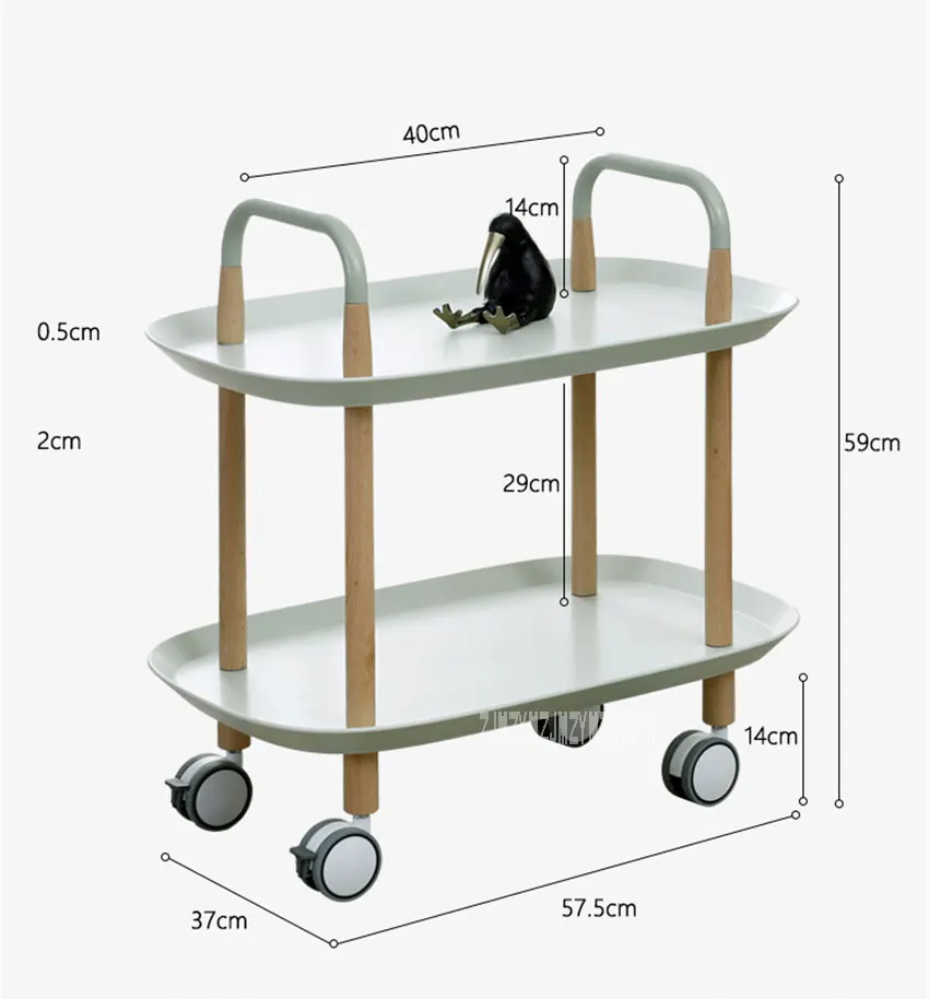 TT-01 многофункциональный стол для хранения Простая Современная тележка обеденный стол маленькая передвижная Кофейня стол съемный квадратный кофейный столик с колесом
