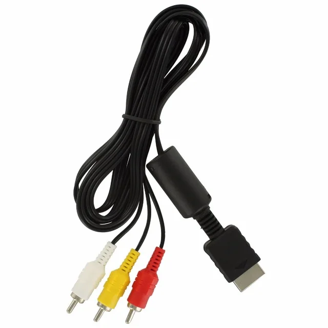 

BUKIM for ps2 AV Cable RCA Video Cable for Sony Play Station 1 2 3 for PSX /PS1 /PS2 /PS3