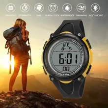Роскошные мужские цифровые часы Военные Спортивные светодиодный часы мужские водонепроницаемые наручные электронные часы наружные электронные часы