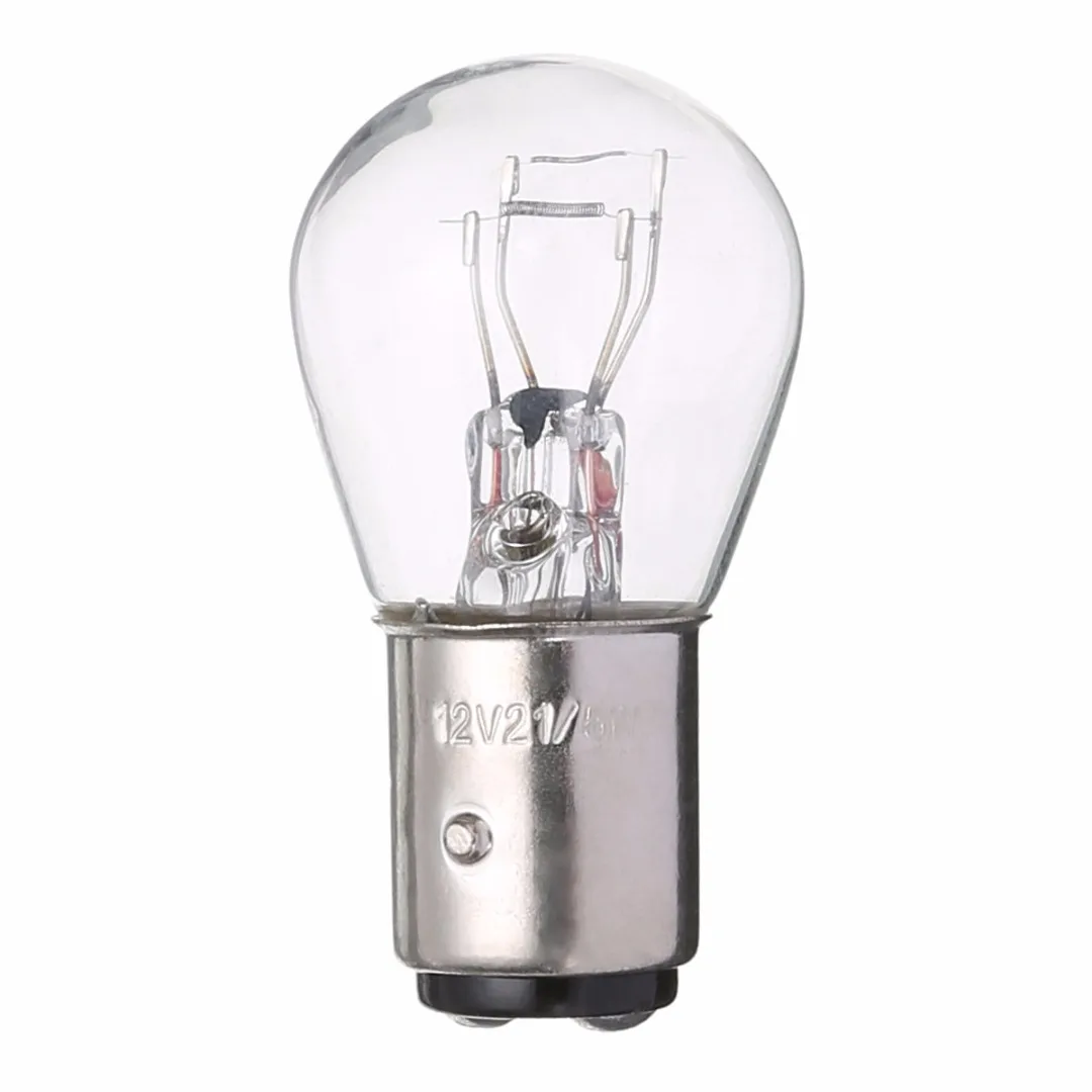 2X New 1157 Car Tail Lights BAY15D 21/5W Car Reverse Backup Signal Stop Brake Light Bulb Super Bright White DC 12V