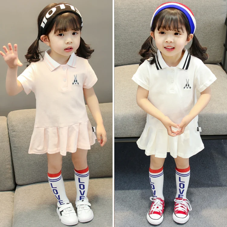 

Girls dress summer 2019 new Korean version 0 air 1 year old 2 girls baby 3 baby girl princess dress